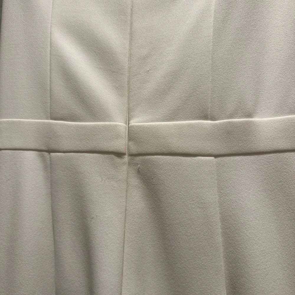 Xscape Strapless off shoulder white jumpsuit size 4 - Picture 5 of 8